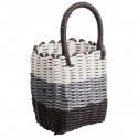 Bicycle Basket Rattan Bike Front Basket Carrying Shopping Stuff Pets Fruits Storage Case For Cycling