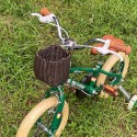 Bicycle Basket Rattan Bike Front Basket Carrying Shopping Stuff Pets Fruits Storage Case For Cycling