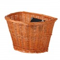 Bicycle Basket Rattan Bike Front Basket Carrying Shopping Stuff Pets Fruits Storage Case Quick Release For Cycling