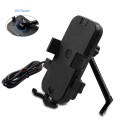 Dual USB Charger CS-344B2 Phone Holder 360° Rotation Stand For Motocycle Bike Rearview Holder For 4inch-6.5inch Smart Phone