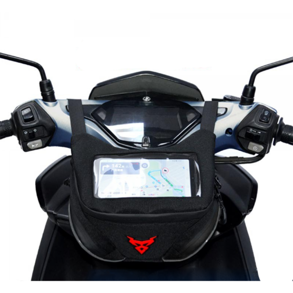 Mobile Navigation Waterproof Motorcycle Front Bag Visible Oxford Motocross Reflective Waist Bag Expandable Multifunctional Storage Bag 0118