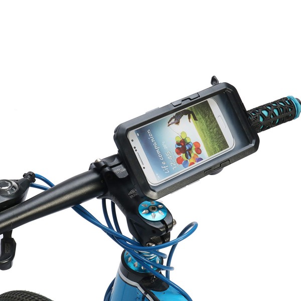 Motorbike Bike Phone GPS Holder Underwater Waterproof Case For Samsung S8 S9