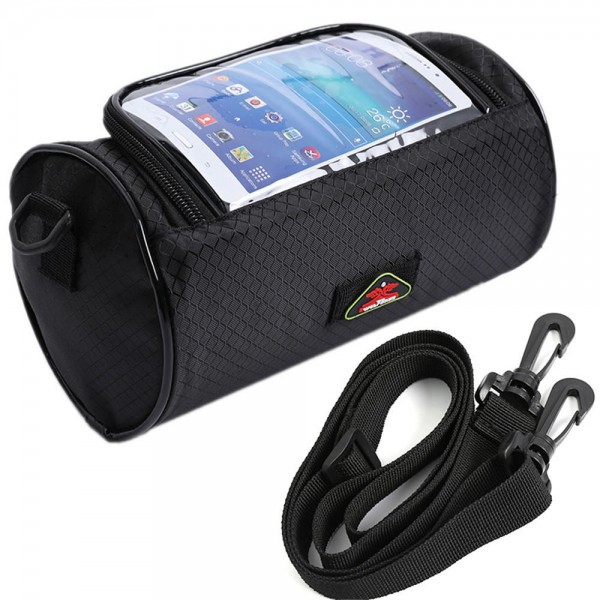 Motorcycle Bicycle Waterproof Touchscreen Front Phone Bag Luggage Tube Panniers