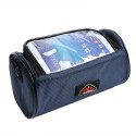 Motorcycle Bicycle Waterproof Touchscreen Front Phone Bag Luggage Tube Panniers