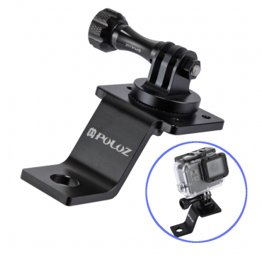 Aluminum Alloy Camera Bracket Fixed Holder Mount With Tripod Adapter & Screw For GoPro NEW HERO/HERO 7/6/5/5 Session /4 Session/4/3+/3/2/1 DJI OSMO Action Xiaoyi Action Cameras Motorcycle Bike Bicycle
