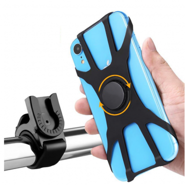 Phone Holder 360° Rotating Bracket Removable Handlebar Mount Universal For Motorcycle Riding Automobile Car Driving Bike Cycling