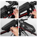 Waterproof Mountain Bike Bicycle Bag Frame Front Tube Bags Storage Pack Pouch