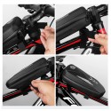 Waterproof Mountain Bike Bicycle Bag Frame Front Tube Bags Storage Pack Pouch