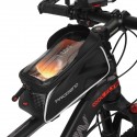 Waterproof Mountain Bike Front Beam Bag Riding Equipment Big Capacity Hard Shell Storage Bike Bag