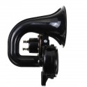 12V 300dB Electric Snail Air Horn Loud Sound Black For Car Motorcycle Truck Boat