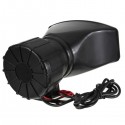 12V Loud Horn Siren 5 Sounds Tone PA System 60W for Car Auto Van Truck