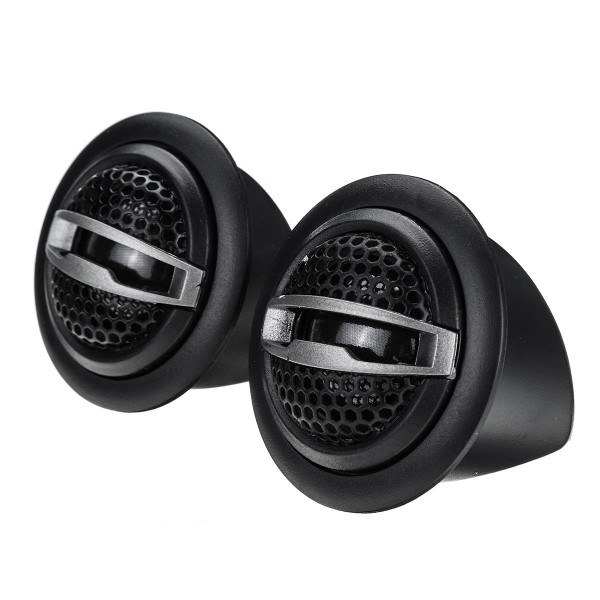 2Pcs Universal Car Stereo Speaker Music Audio Soft Dome Balanced Lound Tweeters Horn 100W 180W