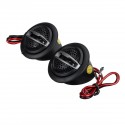 2Pcs Universal Car Stereo Speaker Music Audio Soft Dome Balanced Lound Tweeters Horn 100W 180W