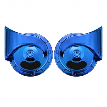 400dB Electric Snail Horns Red/Purple/Blue/Silver/Gold Pair For 12V Cars