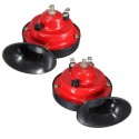 Loud 12V Two Air Horn Snail Set for Cars Bikes Vans Boats 120db