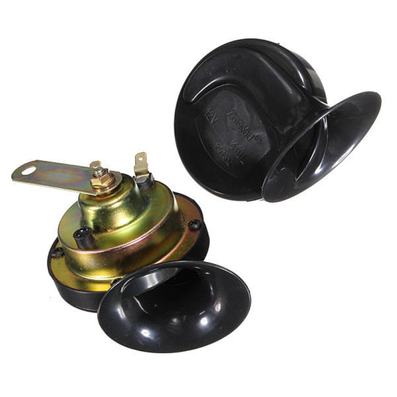Two Air Horn Snail Set Dual Twin Tone for Cars Vans Boats 120db 12V