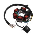 50CC-125CC Mini ATV Complete Wiring Harness CDI STATOR 6 Coil Pole Ignition Electric