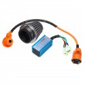 6 Pin Racing AC CDI Box+Ignition Coil +Air Filter For GY6 50-150cc Moped Scooter