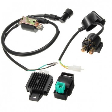 Ignition Coil CDI Regulator Rectifier Relay For 50 70 90 100CC Motorcycle ATV