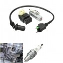 Scooter ATV Ignition Coil AC CDI Box Spark Plug For GY6 50cc 125cc 150cc