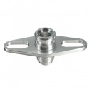 Universal Adjustable Fuel Lines Hose Fuel Pressure Regulator Oil Filled Gauge Fitting Kits Car