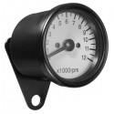 12000RPM LED Tachometer Speedometer Gauge With Bracket 10mm Mounting