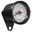 12000RPM LED Tachometer Speedometer Gauge With Bracket 10mm Mounting