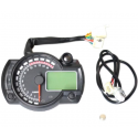 12V 15000RPM Motorcycle Speedometer Odometer Adjustable Waterproof LCD Digital