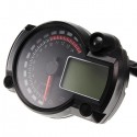 12V 15000RPM Motorcycle Speedometer Odometer Adjustable Waterproof LCD Digital