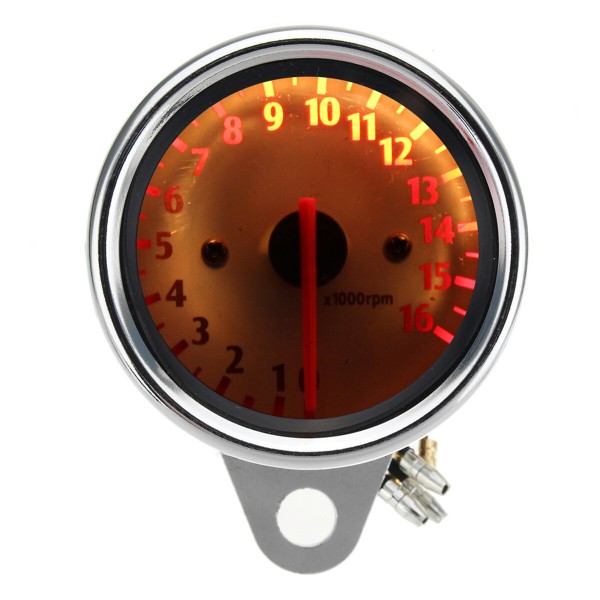 12V 16000RPM Motorcycle Tachometer Gauge Mechanica Universal