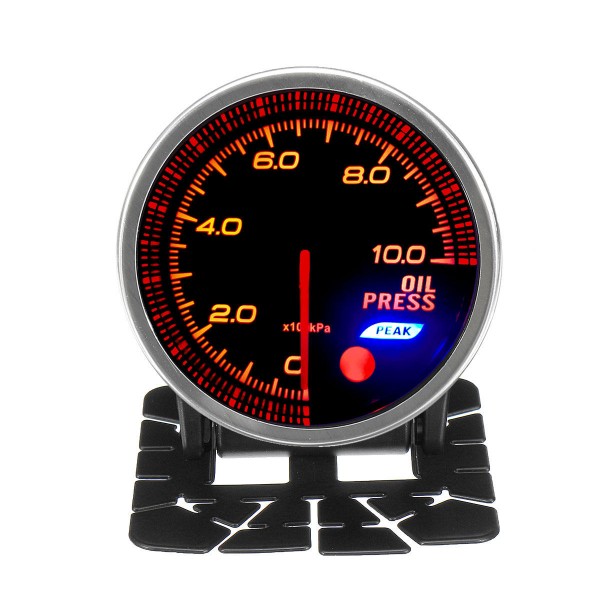 12V 2inch 52mm 1/8 NPT Oil Press Pressure Gauge Meter LED 10 Colors & Sensor