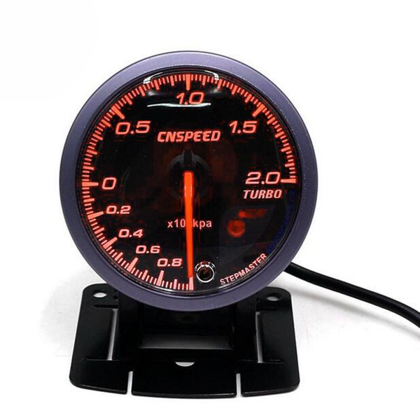 12V 2.5inch 60MM Car Auto Racing LED Boost Gauge Vacuum Pressure Bar Meter