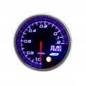 12V 2inch 52mm 10 Color LED Mechanical Pressure Vacuum Intake Boost Gauge Meter