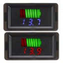 12V-60V Waterproof LED Digital Voltmeter Voltage Meter Battery Gauge For Car Marine Motorcycle