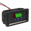 12V-60V Waterproof LED Digital Voltmeter Voltage Meter Battery Gauge For Car Marine Motorcycle