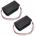 12V-60V Waterproof LED Digital Voltmeter Voltage Meter Battery Gauge For Car Marine Motorcycle