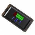 12V-60V Waterproof LED Digital Voltmeter Voltage Meter Battery Gauge For Car Marine Motorcycle