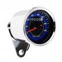 12V Dual LED Backlight Motorcycle Odometer KMH Speedometer Gauge Universal