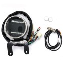 12V Modified Motorcycle Multifunctional Instrument Meter digita Tachometer Odometer