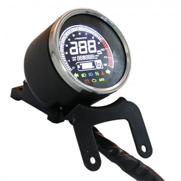 12V Modified Motorcycle Multifunctional Instrument Meter digita Tachometer Odometer