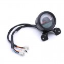 12V Motorcycle LCD Digital Speedometer Odometer Tachometer Fuel Oil Gauge Universal