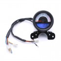 12V Motorcycle LCD Digital Speedometer Odometer Tachometer Fuel Oil Gauge Universal