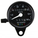 12V Motorcycle LED Backlight Odometer Tachometer Speedometer Dual Gauge Meter With Bracket Universal