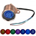 12V Motorcycle Speed Meter Odometer KM/H MPH Digital LCD Screen Universal