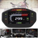 14000RPM Motorcycle TFT LCD Display Digital Speedometer Odometer 6 Gear Backlight Meter For 1 2 4 Cylinders Universal