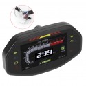 14000RPM Motorcycle TFT LCD Display Digital Speedometer Odometer 6 Gear Backlight Meter For 1 2 4 Cylinders Universal