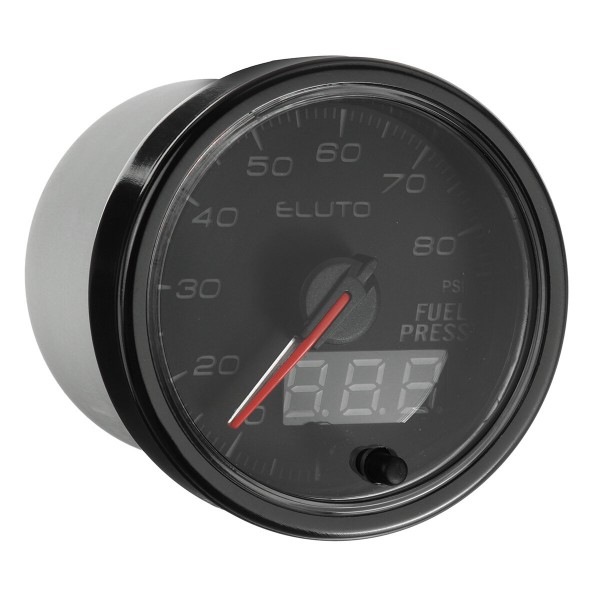 2inch 52mm 0-80PSI 10 Color LED Digital Car Oil Pressure Gauge Meter With Sensor