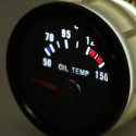 2inch 52mm Oil Temperature Gauge Kits Digital LED Display Clear Len with Sensor