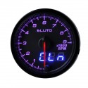 2 Inch 52mm Auto Tach Tachometer RPM Gauge Meter 10 Color LED Tinted Face Universal