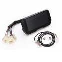 2/4 Cylinders Meter Motorcycle LCD Digital Speedometer Odometer Backlight Sensor